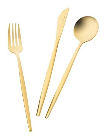 Karaca Orion Mat 30 Parça 6 Kişilik Çatal Kaşık Bıçak Takımı Gold