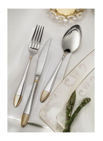 Pierre Cardin Sabre 89 Parça 12 Kişilik Çatal Kaşık Bıçak Takımı Altın