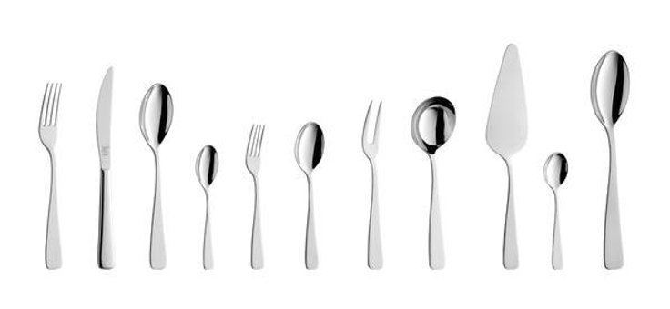 Zwilling Parlak 68 Parça 12 Kişilik Çatal Kaşık Bıçak Takımı Krom