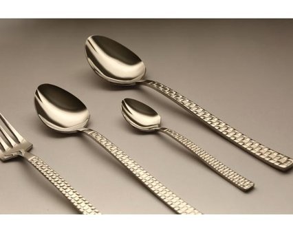 Miraçer 30 Parça 6 Kişilik Çatal Kaşık Takımı Gümüş