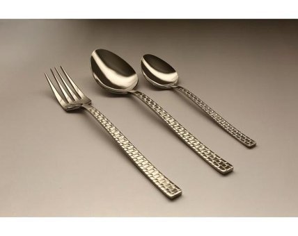 Miraçer 30 Parça 6 Kişilik Çatal Kaşık Takımı Gümüş