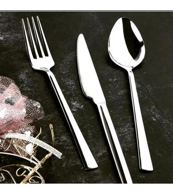 Zorlu Home 36 Parça 6 Kişilik Çatal Kaşık Takımı Metal