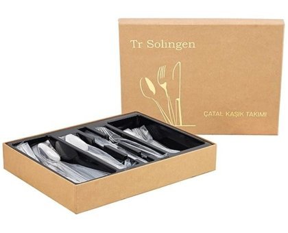 Solingen 72 Parça 12 Kişilik Çatal Kaşık Bıçak Takımı Gümüş