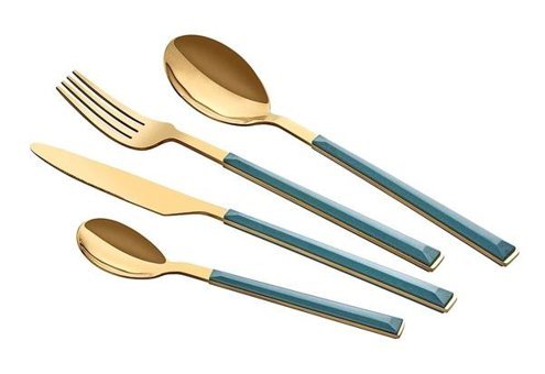Neva N2727 Sweet 24 Parça 6 Kişilik Çatal Kaşık Bıçak Takımı Yeşil