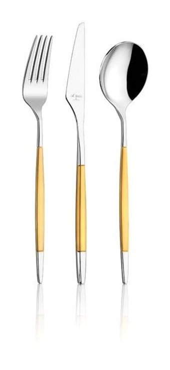 Aryıldız Qubra Prestige Mat 89 Parça 12 Kişilik Çatal Kaşık Bıçak Takımı Gümüş