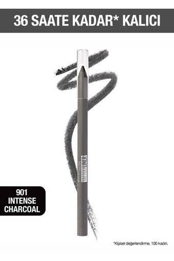 Maybelline New York Tattoo No:901 Asansörsüz Mat Akmayan Gri Göz Kalemi