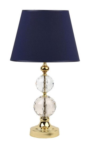 Vinner Gold Lacivert Metal Abajur