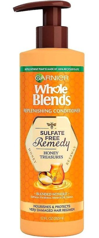Garnier Whole Blends Bal Özü Silikonsuz Sülfatsız Yenileyici Tüm Saçlar İçin Unisex Saç Kremi 355 ml