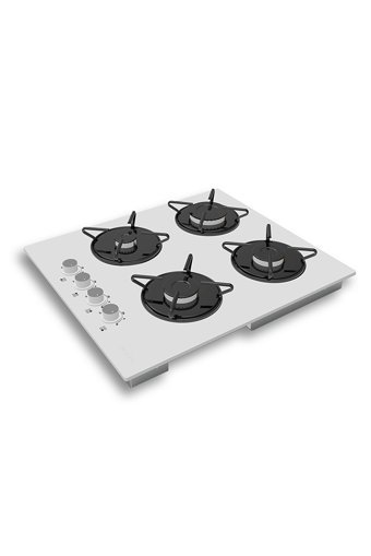 Alveus Platinum ALV MFA 627 - ALV GLS 640 - ALV MOD 3000 Dokunmatik Doğalgazlı Cam Klasik Set Üstü Davlumbaz 3'lü Ankastre Set Beyaz