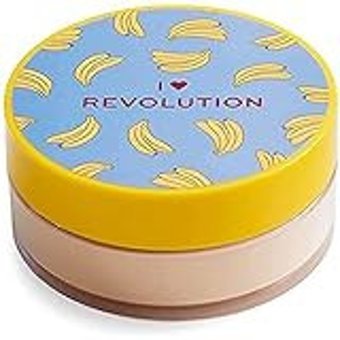 I Heart Revolution Loose Baking Banana Karma ve Yağlı Ciltler İçin Yağsız Mat Toz Pudra