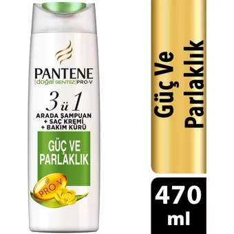 Pantene Pro-V Doğal Sentez Güç ve Parlaklık Onarıcı Parlaklık Verme Kadın Saç Kremi 470 ml