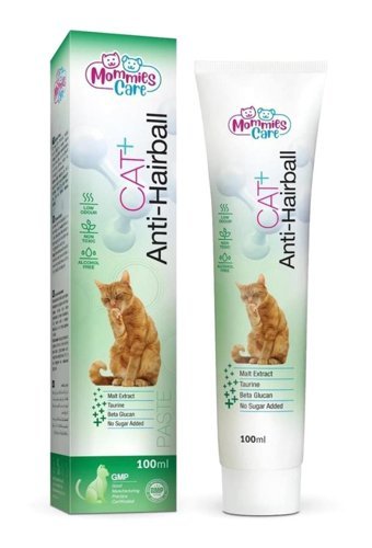 Mommies Care Anti-Hairball B Vitamini E Vitamini Tüy Dökme Yetişkin Kedi Vitamini Macun 100 ml