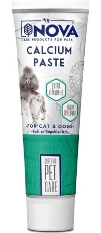 Nova Mineral Destekleyici D Vitamini Gelişim Destekleyici Yetişkin Kedi Vitamini Macun 100 gr