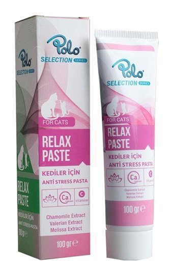 Polo Relax C Vitamini Sakinleştirici Etki Yetişkin Kedi Vitamini Macun 100 gr