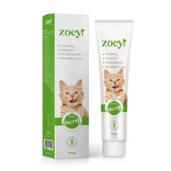 Zoey Steril C Vitamini E Vitamini Bağışıklık Güçlendirici Yetişkin Kedi Vitamini Macun 100 gr