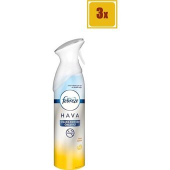 Febreze Anti Tobacco Limon Sigara Kokusu Giderici 3x300 ml