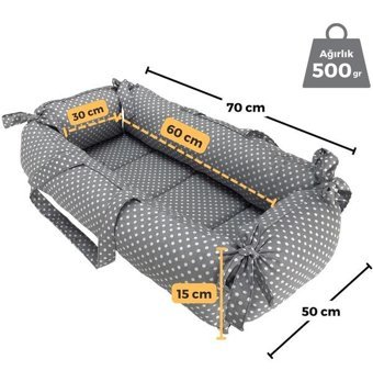 Vooyt 11 kg Kapasiteli Taşıma Askılı Portbebe Gri
