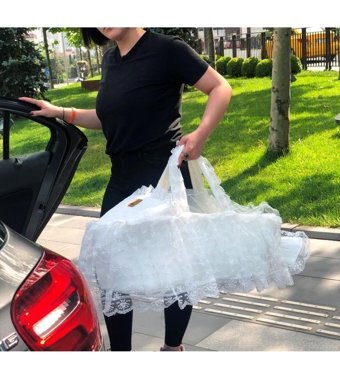 Sema Baby 8 kg Kapasiteli Taşıma Askılı Portbebe Krem