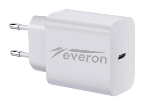 Everon EVR003 İPhone Type C Kablosuz 25 W Şarj Aleti Beyaz