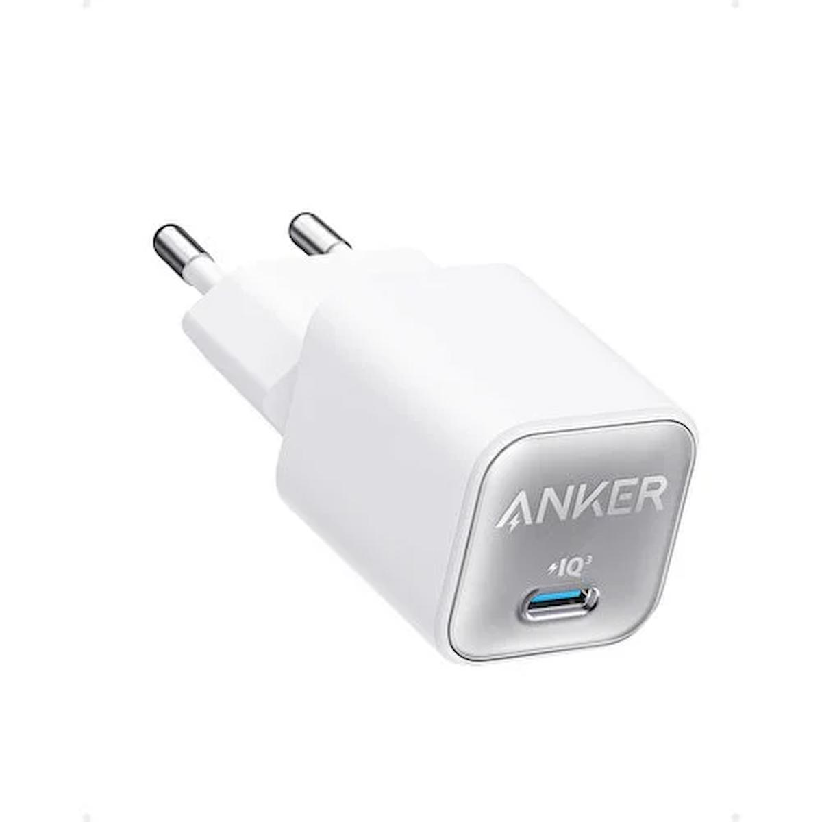 Anker a2147 Universal Type C Kablosuz 30 W Şarj Aleti Beyaz
