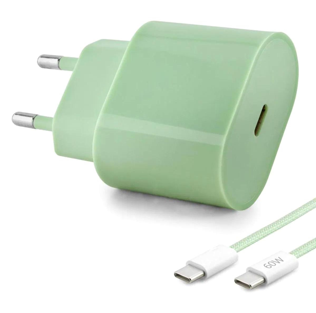 Vivo SG34 Vivo-Y11S Type C Kablolu 35 W Çoklu Şarj Aleti Yeşil