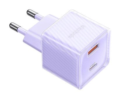Mcdodo Ch-4153 Universal Type-C-Universal Kablolu 33 W/3 Amper Çoklu Hızlı Şarj Aleti Mor