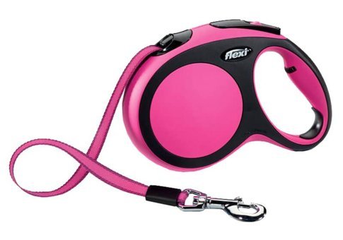 Flexi New Comfort 5 m Makaralı Boyun Köpek Tasması Pembe