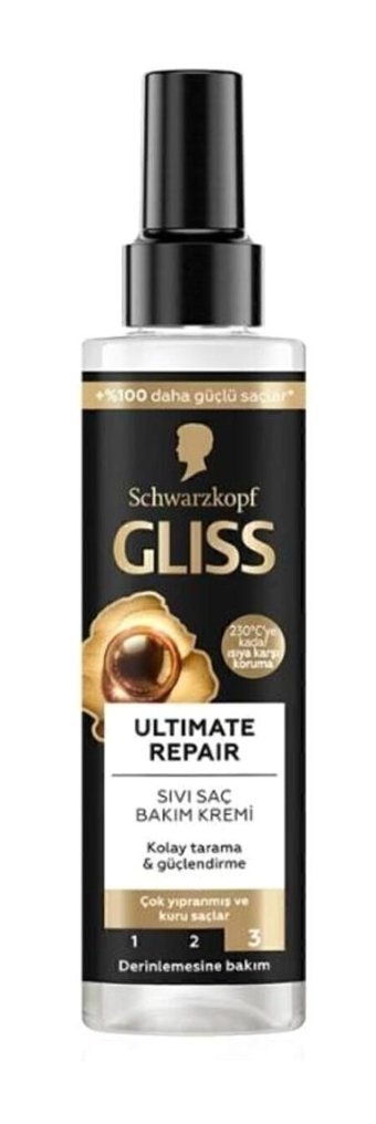 Gliss Ultimate Repair Nemlendirici Onarıcı Keratin Kadın Saç Kremi 200 ml