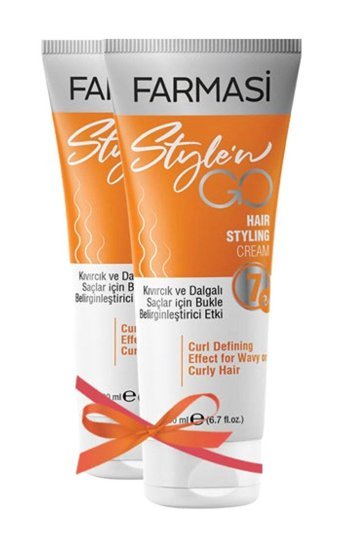 Farmasi Style N Go Hacim Veren Kıvırcık Saçlar İçin Saç Kremi 2 x 200 ml