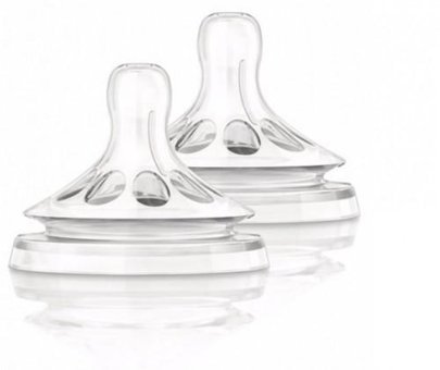 Philips Avent Silikon 6+ Ay Hızlı Akış Geniş Ağızlı Biberon Emziği