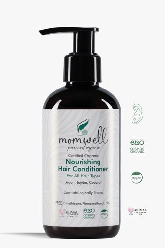 Momwell Organic Besleyici Hindistan Cevizi Vanilya Saç Kremi 200 ml
