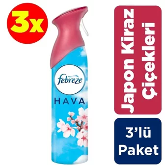 Febreze Japon Kiraz Çiçekleri Oda Kokusu 3x300 ml