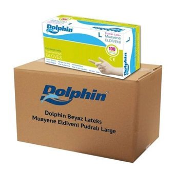 Dolphin Beyaz Large 20 x 100 Adet Bulaşık Eldiveni