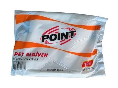 Point HDPE Şeffaf Large 100 Adet Bulaşık Eldiveni