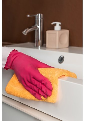 Vileda Pembe Medium 1 Çift Bulaşık Eldiveni
