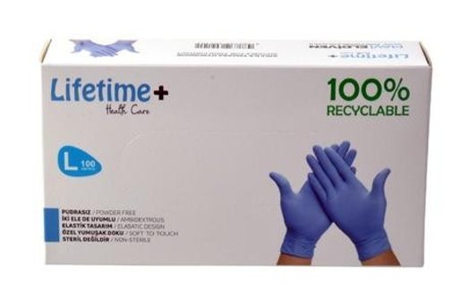 Lifetime Health Care Mavi Large 100 Adet Bulaşık Eldiveni