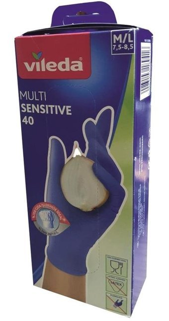 Vileda Multi Mavi Medium-Large 40 Adet Bulaşık Eldiveni