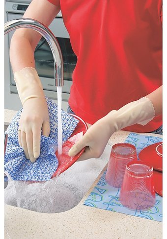 Vileda Sensitive Pembe Large 2 Çift Bulaşık Eldiveni