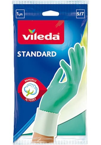 Vileda Yeşil Small 1 Çift Temizlik Eldiveni
