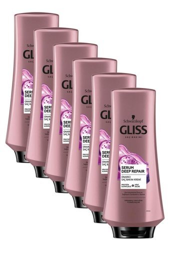 Gliss Deep Repair Onarıcı Canlandırıcı Protein Komleksi Hint İnciri Kadın Saç Kremi 6 x 360 ml