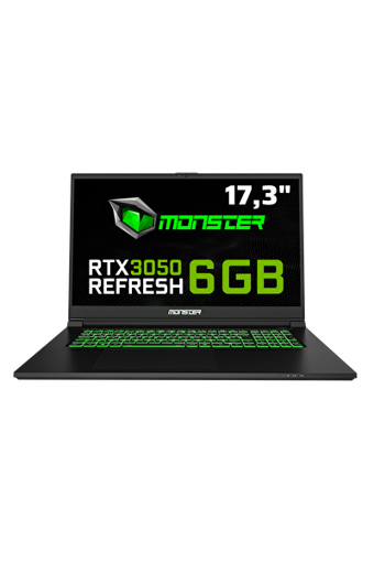 Monster Abra A7 V15.1.2 Harici GeForce RTX 3050 Intel Core i7 12700H 32 GB DDR4 1 TB SSD 17.3 inç FreeDos Gaming Laptop