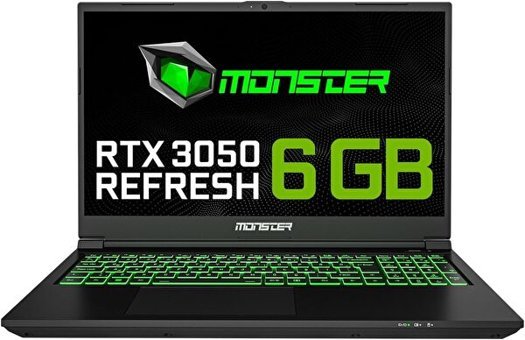 Monster Abra A5 V21.4.2 Harici GeForce RTX 3050 Intel Core i7 12700H 32 GB DDR4 1 TB SSD 15.6 inç FreeDos Gaming Laptop