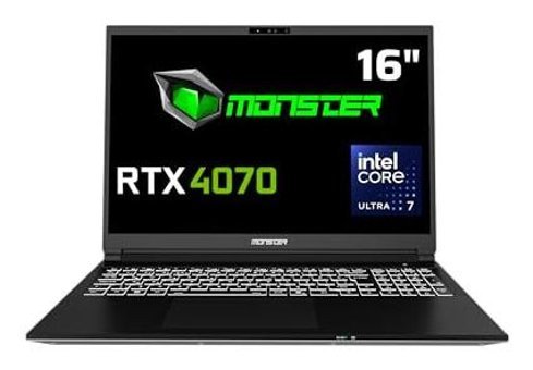 Monster Tulpar T6 V2.1.5 Harici GeForce RTX 4070 Intel Core i7 155H 32 GB DDR5 1 TB SSD 16 inç Windows 11 Home Gaming Laptop