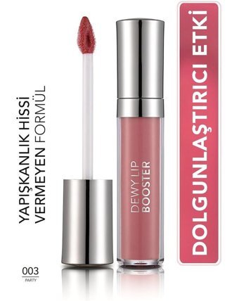 Flormar Dewy Lip Booster 003 Party Nemlendiricili Dolgunlaştırıclı Dudak Parlatıcısı