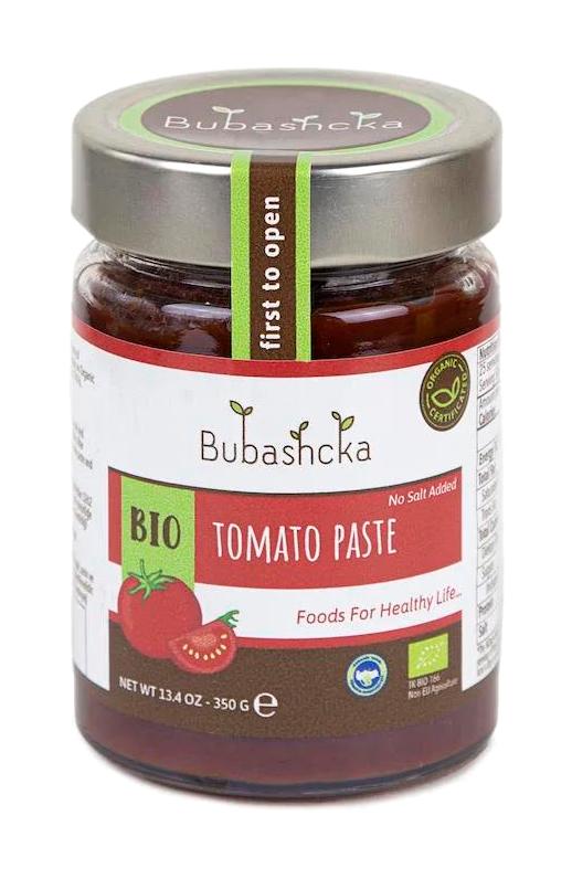 Bubashcka Ev Yapımı Organik Domates Salçası 380 gr