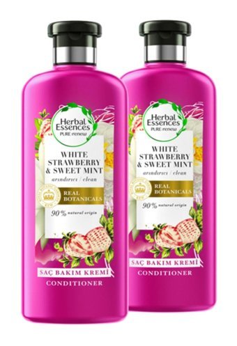 Herbal Essences Arındırıcı Beyaz Çilek Nane Özü Saç Kremi 2 x 360 ml