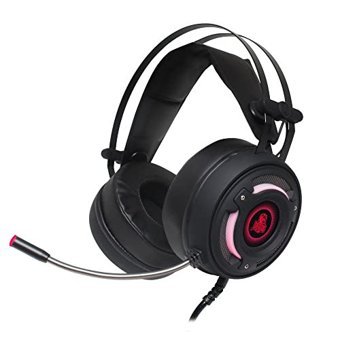 Dragos Flames 7.1 USB Type A Gürültü Önleyici Mikrofonlu Kablolu Kulak Üstü Kulaklık Siyah