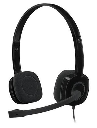Logitech H151 3.5 mm Jak Mikrofonlu Kablolu Kulak Üstü Kulaklık Siyah