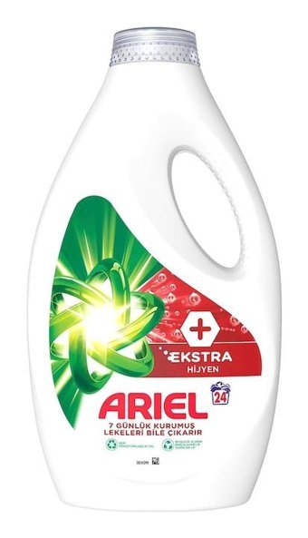 Ariel Ekstra Hijyen 24 Yıkama Beyazlar ve Renkliler İçin Sıvı Deterjan 1 lt