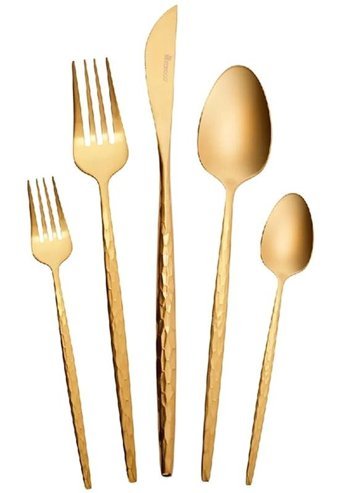 Karaca Callisto Mat 30 Parça 6 Kişilik Çatal Kaşık Bıçak Gold